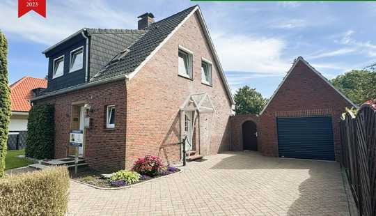 Bild von Sehr gepflegtes EFH mit Wintergarten, Garage und Garten in Deichnähe