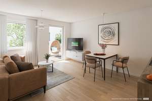 Attraktive 3-Zimmer Wohnung im EG mit 2 Terrassen – Daimlerstraße 42, 70372 Cannstatt-Mitte, Stuttgart – Vorschaubild 4