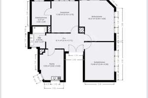 Erstbezug nach Sanierung - helle 3,5-Zimmer Wohnung mit EBK in Stuttgart-Feuerbach – Grazer Straße 53, 70469 Feuerbach-Mitte, Stuttgart – Vorschaubild 2