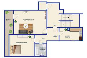 Renovierungschance in Düsseldorf-Lörick: 2-Zimmer-Wohnung mit perfektem Grundriss und TG-Stellplatz – Die vollständige Adresse der Immobilie erhältst du vom Anbieter., 40547 Lörick, Düsseldorf – Vorschaubild 12