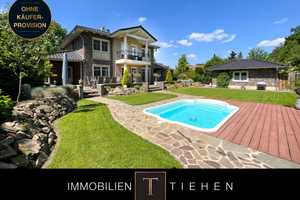 La Dolce Vita daheim! Junge Stadtvilla im mediterranen Stil mit Pool, PV-Anlage und Feldblick! – Emsland (Kreis) – Vorschaubild 1