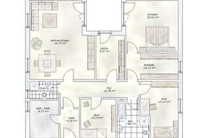 Bungalow mit attraktivem Atrium – das wird Ihnen gefallen! Grundstückspreis inklusive! – 4178 Burghausen-Rückmarsdorf, Leipzig – Vorschaubild 2