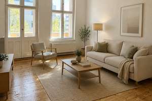 Bezugsfreie 2-Zimmer-Altbauwohnung mit Balkon Nahe Schlosspark – Schloßallee 45, 13156 Niederschönhausen, Berlin – Vorschaubild 3
