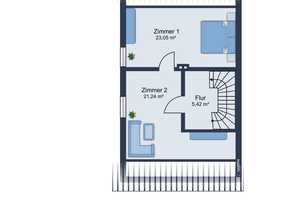 DHH mit Terrasse, Loggia, Garage, Carport, mit Teich für Naturliebhaber, in Großaitingen kaufen – Augsburg (Kreis) – Vorschaubild 26