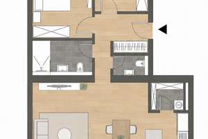 Erstbezug: Stylische 3-Zimmerwohnung in der Mannheimer Oststadt – Die vollständige Adresse der Immobilie erhältst du vom Anbieter., 68165 Schwetzingerstadt/Oststadt, Mannheim – Vorschaubild 15