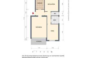 3 Zimmerwohnung mit Balkon in Mehrfamilienhaus in ruhiger Lage, Porz-Eil – Kurt-Schumacher-Straße 25, 51145 Eil, Köln – Vorschaubild 7