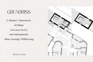 2-Zimmer Reihenhaus an der Alten Bastei | mit Terrasse, ohne Möbel! – Ludwigsallee 139, 52062 Hansemannplatz, Aachen – Vorschaubild 2