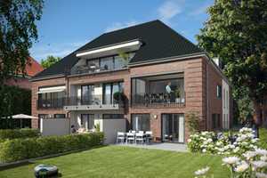 Wintergarten/Loggia Richtung Sonne. Paradiesisch wohnen am Kanal. – Mauritz-Ost, Münster, 48155 Münster – Vorschaubild 5