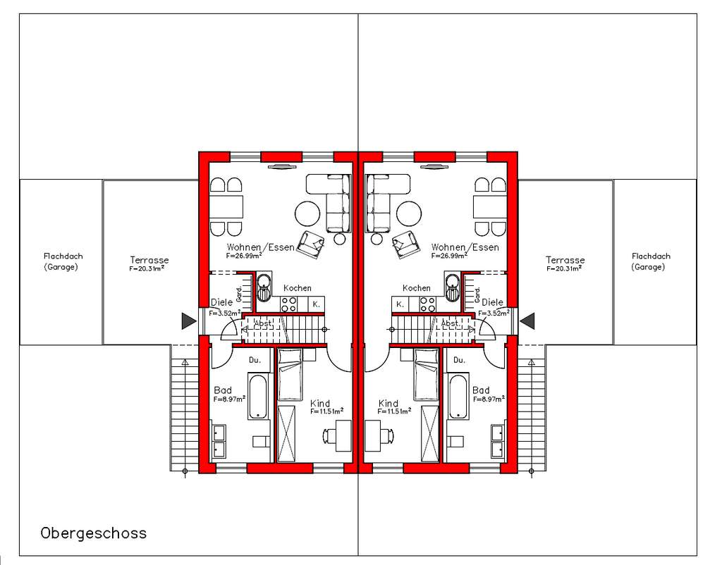 Immobilie in Angelbachtal - Vielseitige  Doppelhaushälfte mit 2 WE - KFW 40 QNG - Bild 3