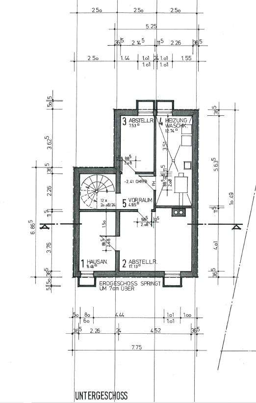 Grundriss UG