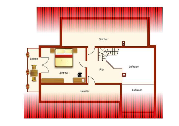 Grundriss Dachgeschoss