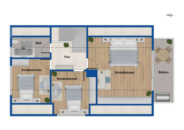 Grundriss Obergeschoss