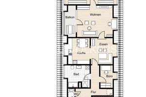 Charmante Dachgeschosswohnung mit Balkon und vielseitigem Raumangebot in Bronnweiler – 72770 Bronnweiler, Reutlingen – Vorschaubild 5