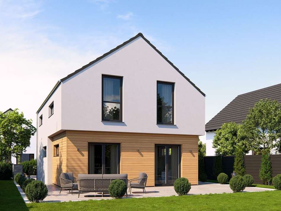 Ansicht Garten Satteldach