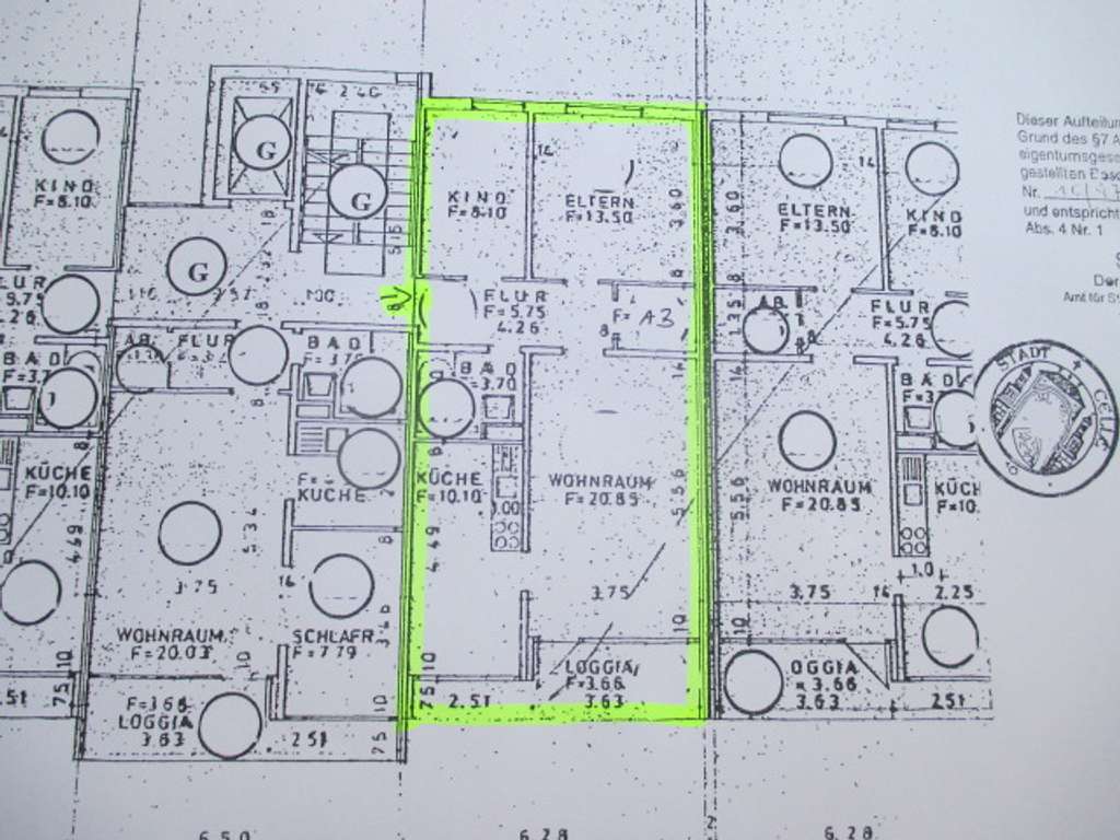 Immobilie in Celle - Vermietete 3 Zi.-ETW + 1 KFZ-Stellplatz in Celle - Bild 2