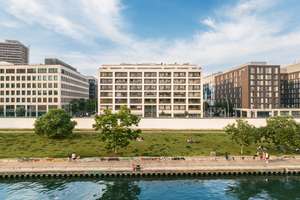 Elegantes Studio-Apartment direkt an der Spree – Mühlenstraße 20, 10243 Friedrichshain, Berlin – Vorschaubild 1