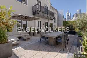 Moderne Eleganz im geschützten Hof-Ensemble: Refugium mit weitläufiger Terrasse & Blickachse zur ...