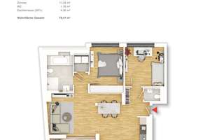 Über den Dächern von Köln-Sülz! Neubau Dachgeschosswohnung mit Dachterrasse – 50939 Sülz, Köln – Vorschaubild 11