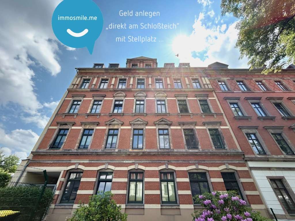 Schloßchemnitz • Küchwaldnähe • vermietet • 2-Zimmer • Stellplatz • Dachgeschoss • Balkon • kaufen