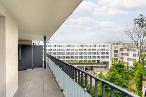 Ganz oben mit großem Balkon und Blick ins Grüne. Neubau in ruhiger zentraler Lage der Südvorstadt. – Nürnberger Straße 38, 1187 Südvorstadt-West, Dresden – Vorschaubild 12