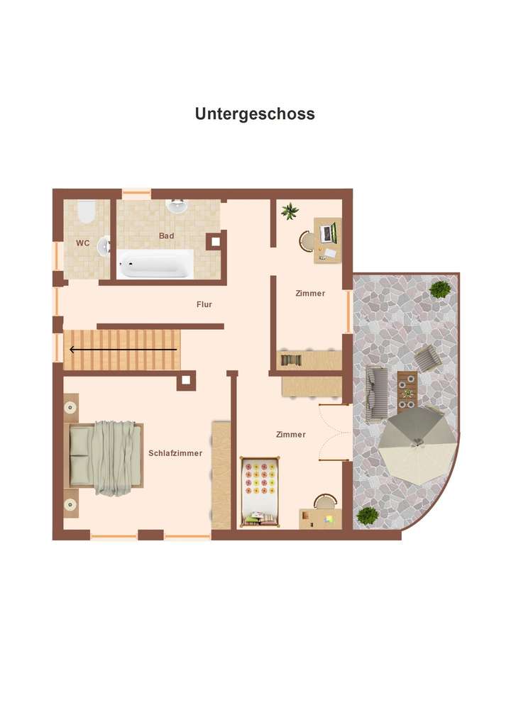Untergeschoss Souterrain