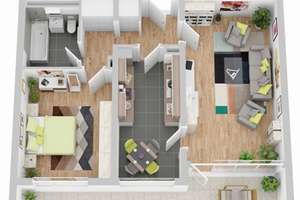 FREI - 2-Zi-Whg. am Rande von HD-Rohrbach – Die vollständige Adresse der Immobilie erhältst du vom Anbieter., 69126 Rohrbach, Heidelberg – Vorschaubild 28