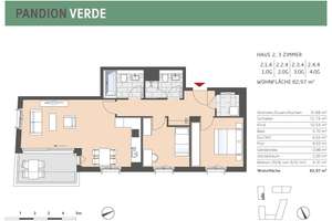 Neuwertige 3-Zimmer Wohnung im 2. OG mit Tiefgarage in Perlach – Zenzl-Mühsam-Str. 15, 81735 Neuperlach, München – Vorschaubild 8