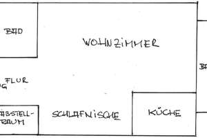 Gut geschnittenes Appartement mit sonnigem Balkon und Blick in den Garten, EBK, ca. 42 m² Wfl. – Die vollständige Adresse der Immobilie erhältst du vom Anbieter., 81245 Neupasing, München – Vorschaubild 5