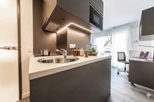 Modernes, vollmöbliertes Studentenapartment in zentraler Lage – Karlstraße 57, 64285 Mitte, Darmstadt – Vorschaubild 2