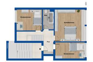 Großzügige Maisonettewohnung mit ca. 108 m² Wohnfläche in Duisburg – top Zustand und Fernwärme – Die vollständige Adresse der Immobilie erhältst du vom Anbieter., 47169 Marxloh, Duisburg – Vorschaubild 15