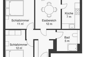 Helle 3-Zimmer Wohnung mit Balkon in München-Bogenhausen – Steinhauser Straße 11, 81677 Parkstadt, München – Vorschaubild 1