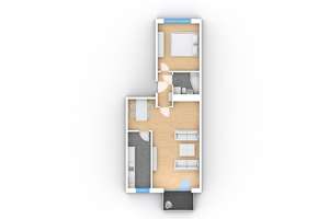 1. Monat Kaltmiete frei!!! + *Treppen steigen und Miete sparen* 2- Zimmer 56 m²  4+ 5. Obergeschoss – Fritz-Fritzsche-Straße 39, 9123 Hutholz, Chemnitz – Vorschaubild 5