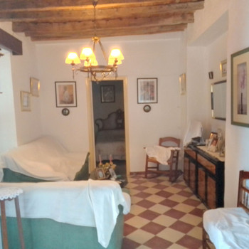 Traditionelles Haus mit einem riesigen andalusischen Patio.