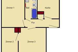 NEU !!! sanierte 3-Raum Dachgeschosswohnung – Schweriner Straße 5, 6749 Bitterfeld-Wolfen – Vorschaubild 16