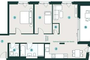 Attraktive 3-Zimmer-Wohnung mit bester Lage – Schützenplatz 8, 1067 Wilsdruffer Vorstadt/Seevorstadt-West, Dresden – Vorschaubild 2