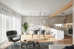 Inkl. Förderung: 4 Zimmer WG im 1.OG mit herrlichem Balkon – 79108 Hochdorf, Freiburg im Breisgau – Vorschaubild 2