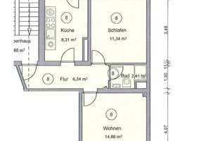 2-Zimmer-Altbautraum mit Balkon und Dielenboden am Kieler Südfriedhof! – Die vollständige Adresse der Immobilie erhältst du vom Anbieter., 24114 Südfriedhof, Kiel – Vorschaubild 2