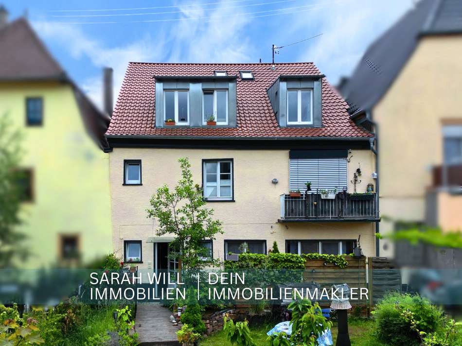 Hausansicht Garten