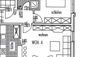 Tolle 2-Raumwohnung mit Blick ins Grüne in Leipzig – Die vollständige Adresse der Immobilie erhältst du vom Anbieter., 4319 Engelsdorf, Leipzig – Vorschaubild 2
