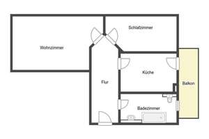 *Bezugsfrei* Renovierte 2-R.-Whg. mit Balkon, Tageslichtbad in C-Kaßberg – Die vollständige Adresse der Immobilie erhältst du vom Anbieter., 9112 Kaßberg, Chemnitz – Vorschaubild 10