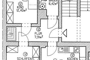VERMIETETE 3-RAUM WOHNUNG IM 1. OBERGESCHOSS – Die vollständige Adresse der Immobilie erhältst du vom Anbieter., 1097 Leipziger Vorstadt, Dresden – Vorschaubild 3