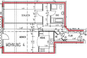 TOP! 2 Zimmer, EBK, Balkon, Bad mit Dusche und Wanne – Rischkamp 73, 30659 Lahe, Hannover – Vorschaubild 15