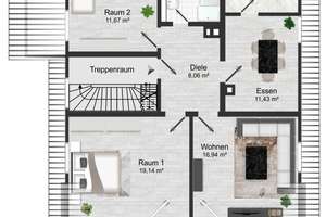 Erbpacht: Gut geschnittene 3,5-Zimmer-Wohnung in gefragter Wohnlage von Mannheim! – Die vollständige Adresse der Immobilie erhältst du vom Anbieter., 68199 Neckarau, Mannheim – Vorschaubild 13