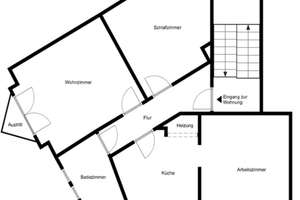 Großzügige 3-Zimmer Wohnung. Erstbezug nach Renovierung – Die vollständige Adresse der Immobilie erhältst du vom Anbieter., 47798 Stadtmitte, Krefeld – Vorschaubild 2