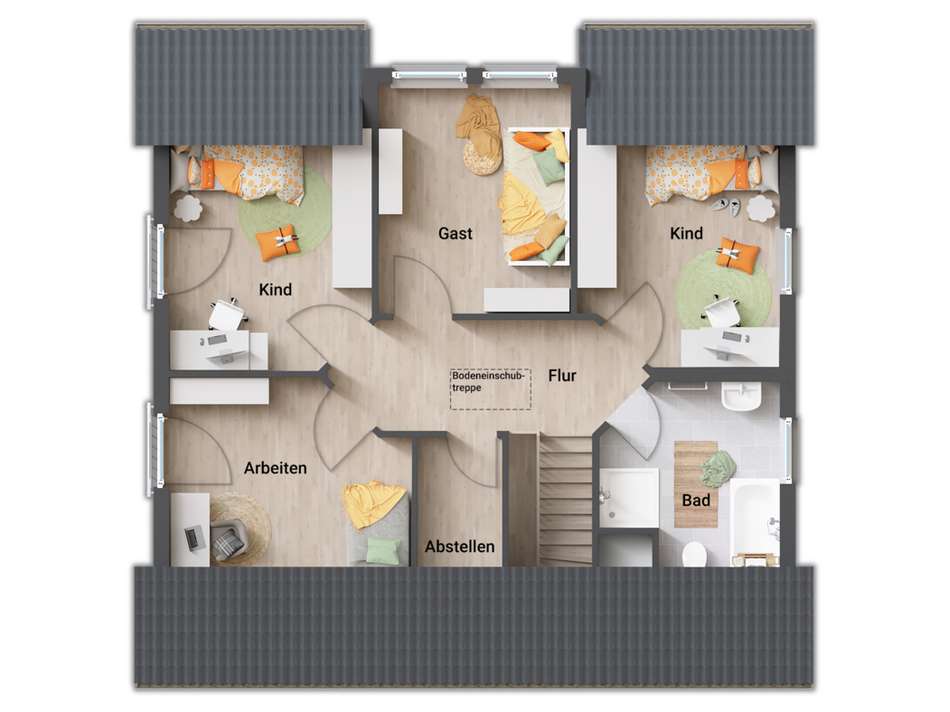 Grundriss OG zusätzl. Zimmer