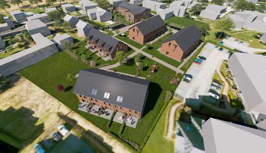 Bild von Baustart erfolgt in Hamburg-Duvenstedt: Ihr neues KfW-55-Stadthaus mit 142 m² Wohnfläche