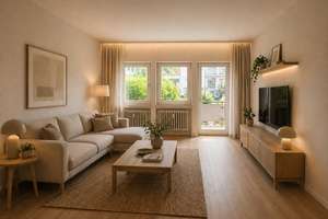 Köln-Lindenthal: Charmante 3-Zimmer-Wohnung mit Garage im Erdgeschoss !
