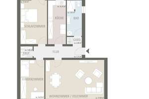 3- Zimmer Altbauwohnung mit Smart-Home & Stil, 104 m², kernsaniert! Incl. Einbauküche! – Die vollständige Adresse der Immobilie erhältst du vom Anbieter., 68159 Innenstadt/Jungbusch, Mannheim – Vorschaubild 12