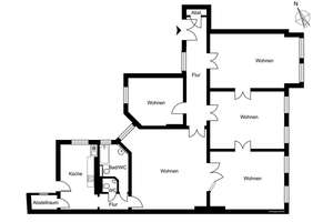 Am Monbijoupark, Mitte: Imposante 5-Zimmer Altbauwohnung mit außergewöhnlichen Deckenhöhen – 10117 Mitte (Ortsteil), Berlin – Vorschaubild 7