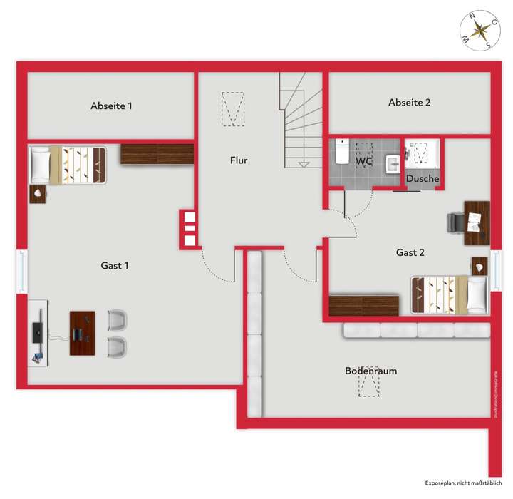 Grundriss Obergeschoss